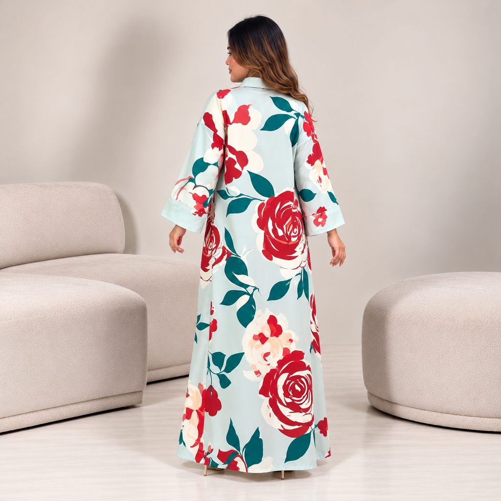 ROSSA CAFTAN MINT ROSE