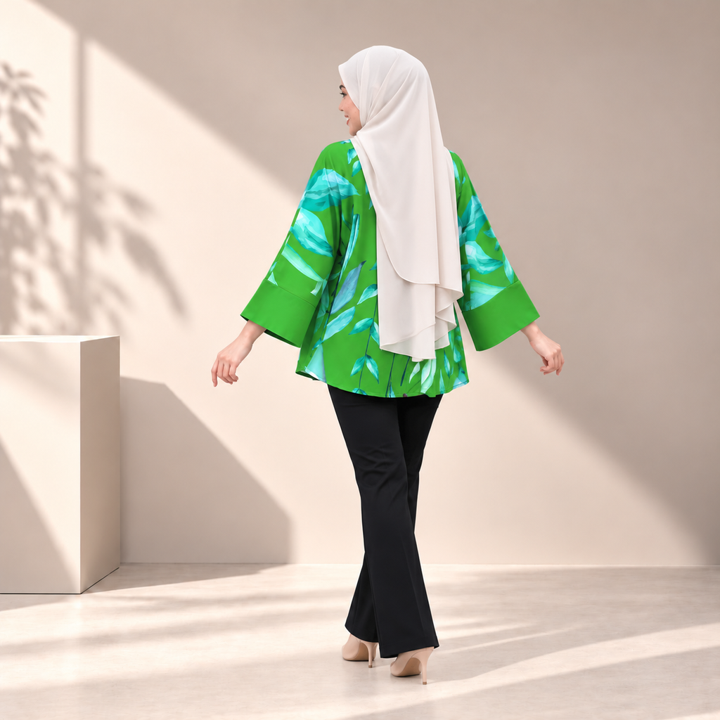 ALAYNA TOP GREEN FRESH