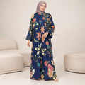 ROSSA CAFTAN BATIK BLUE LIME
